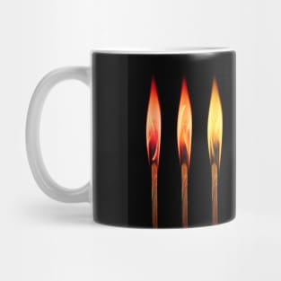 colorful rainbow matches Mug